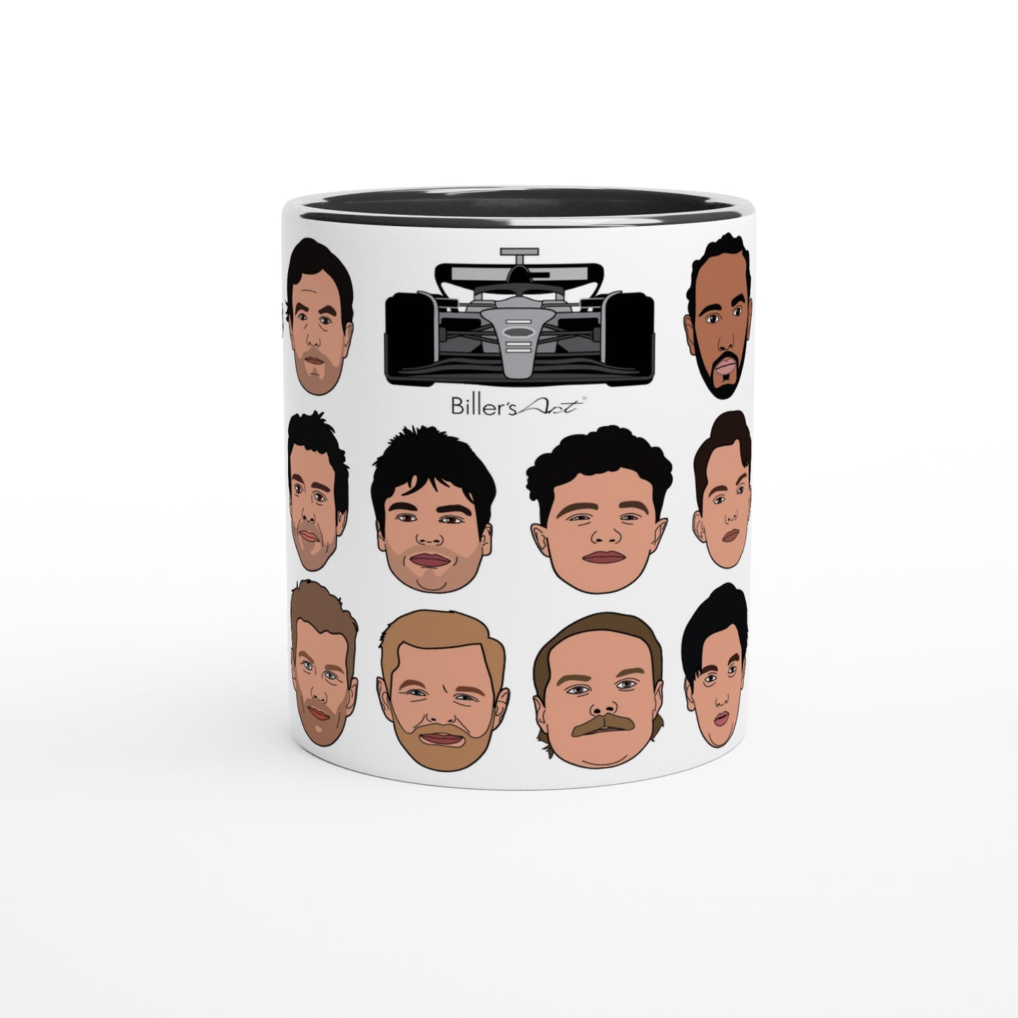 Formula 1 Drivers Heads Mug 2024 F1 Season