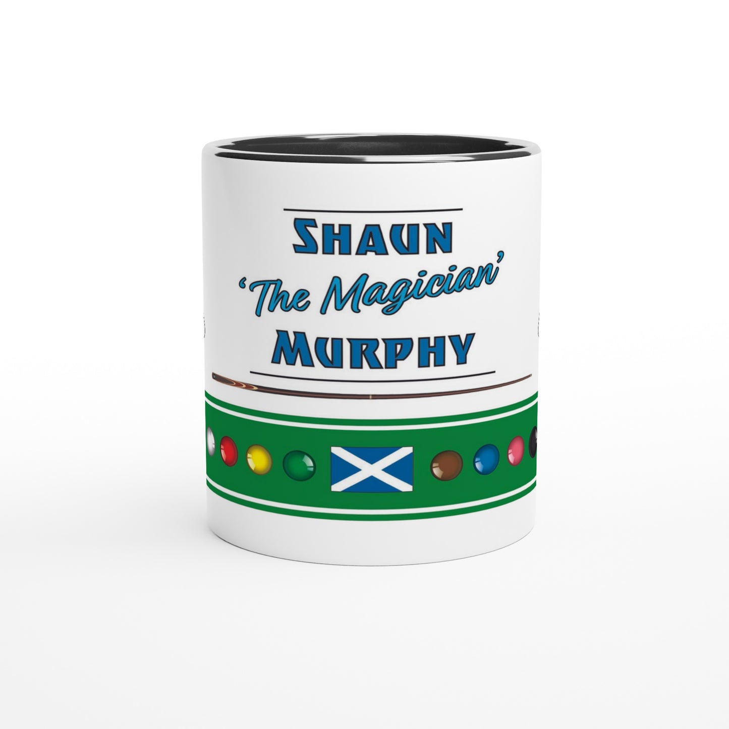 Shaun Murphy Top 20 Snooker Legend Cartoon Mug