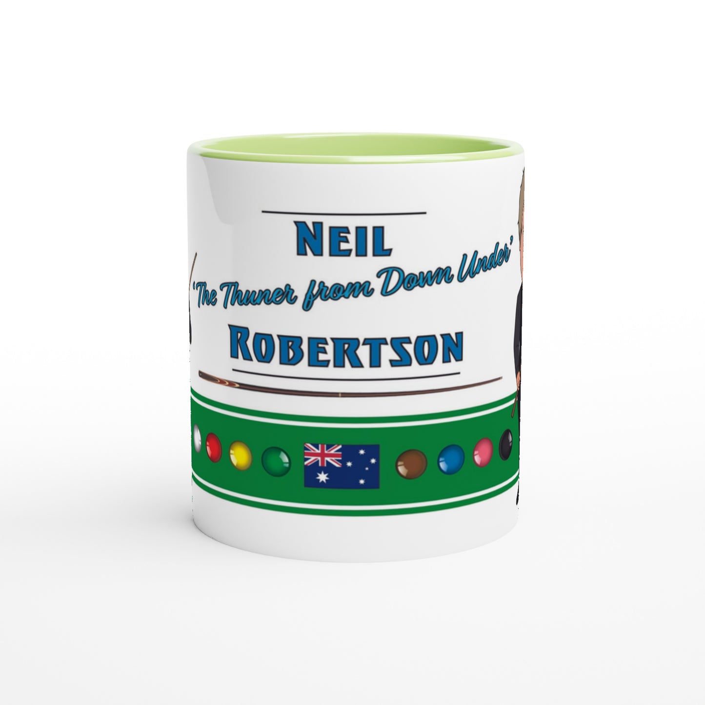 Neil Robertson Top Snooker 20 Legend Cartoon Mug