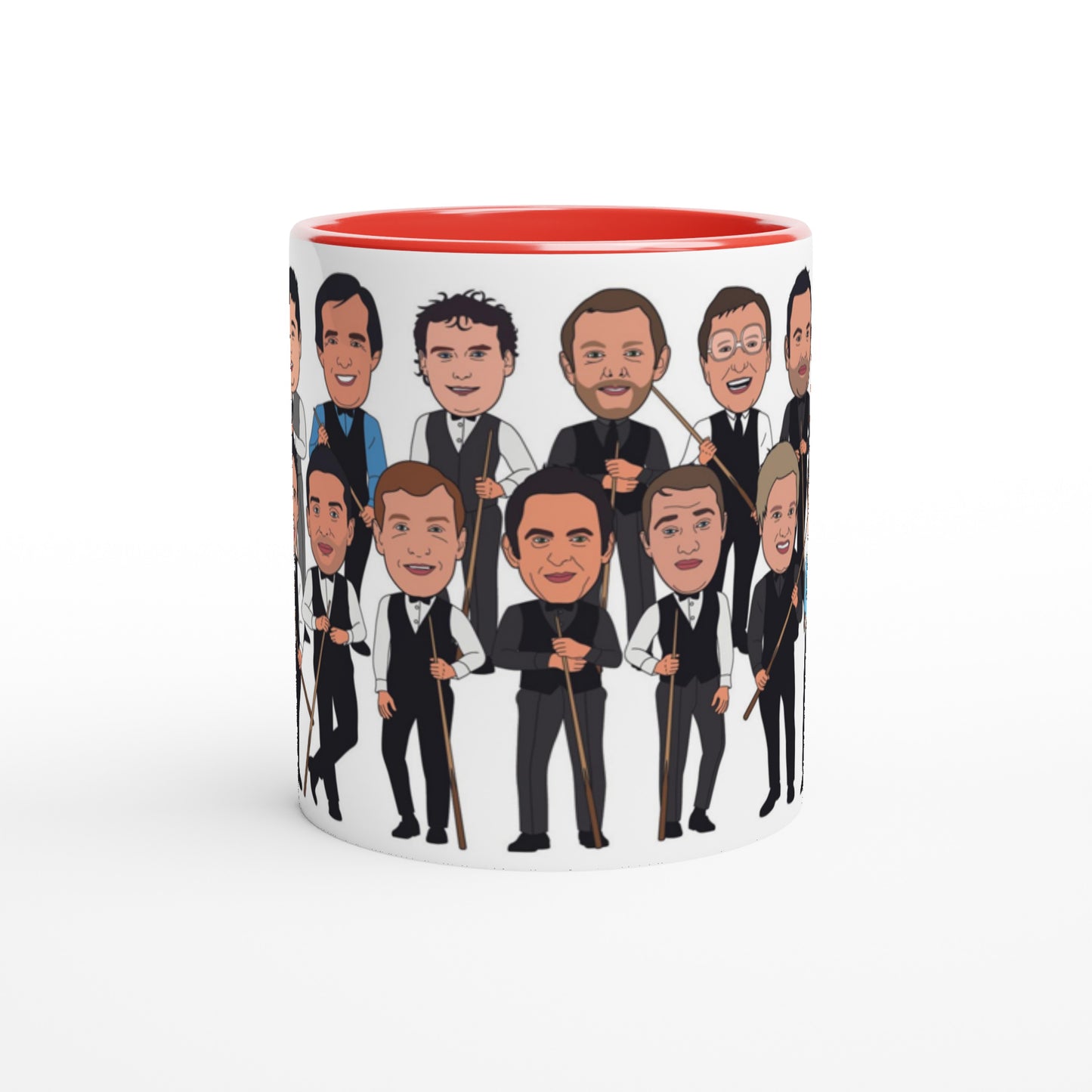 Snooker Top 20 Legends Mug - Fun Caricature Mug