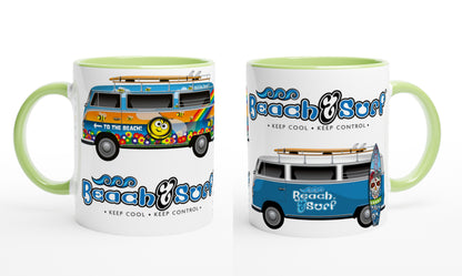 Camper Van Surfer Mugs - BEACH & SURF Leisure Gear