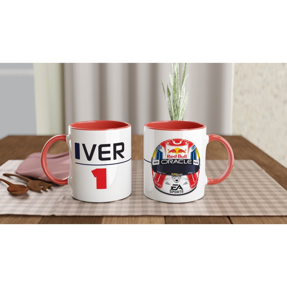 Max Verstappen Formula 1 2023 Helmet Mug - Formula 1 gift mug