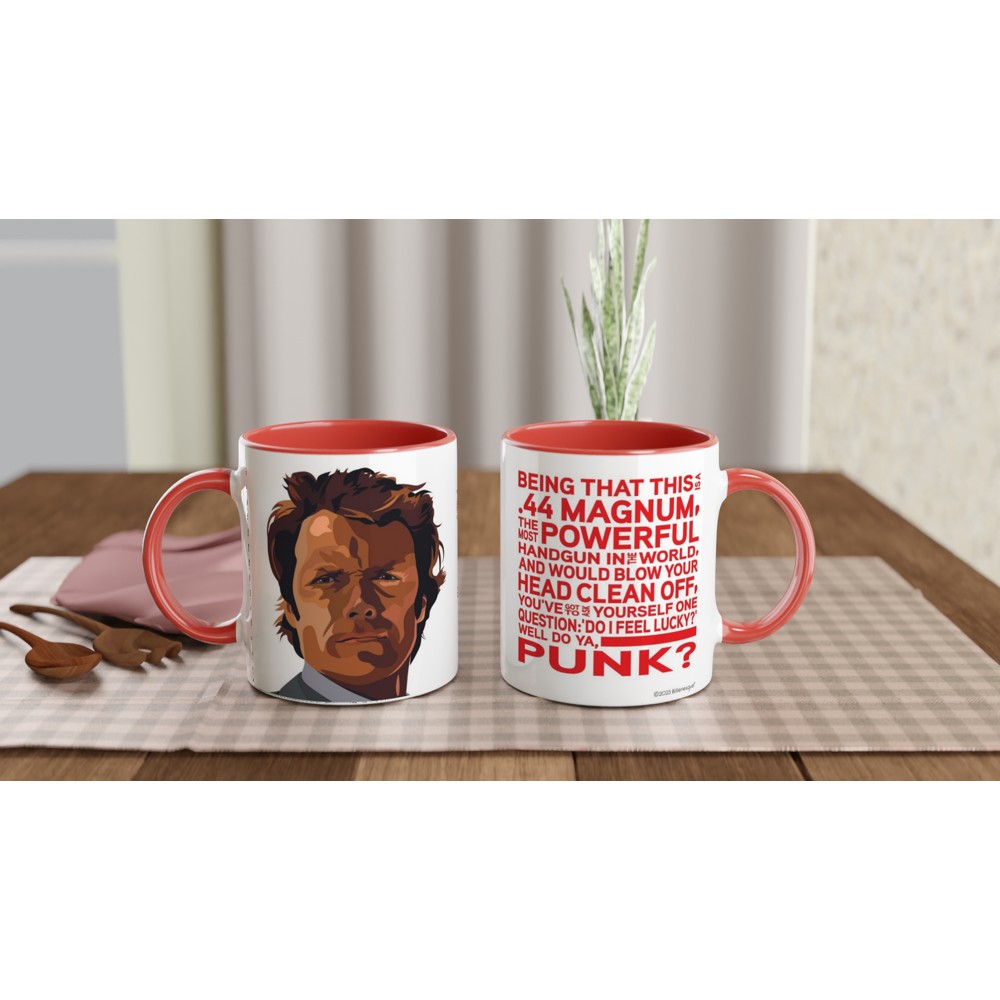 Dirty Harry Movie Mug - Harry Callahan Quote Mug