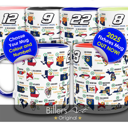 2025 Personalized Stock Car Fixtures Nascar Mug