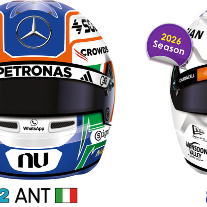 Formula Drivers' Helmets 2026 F1 Landscape Wall Print