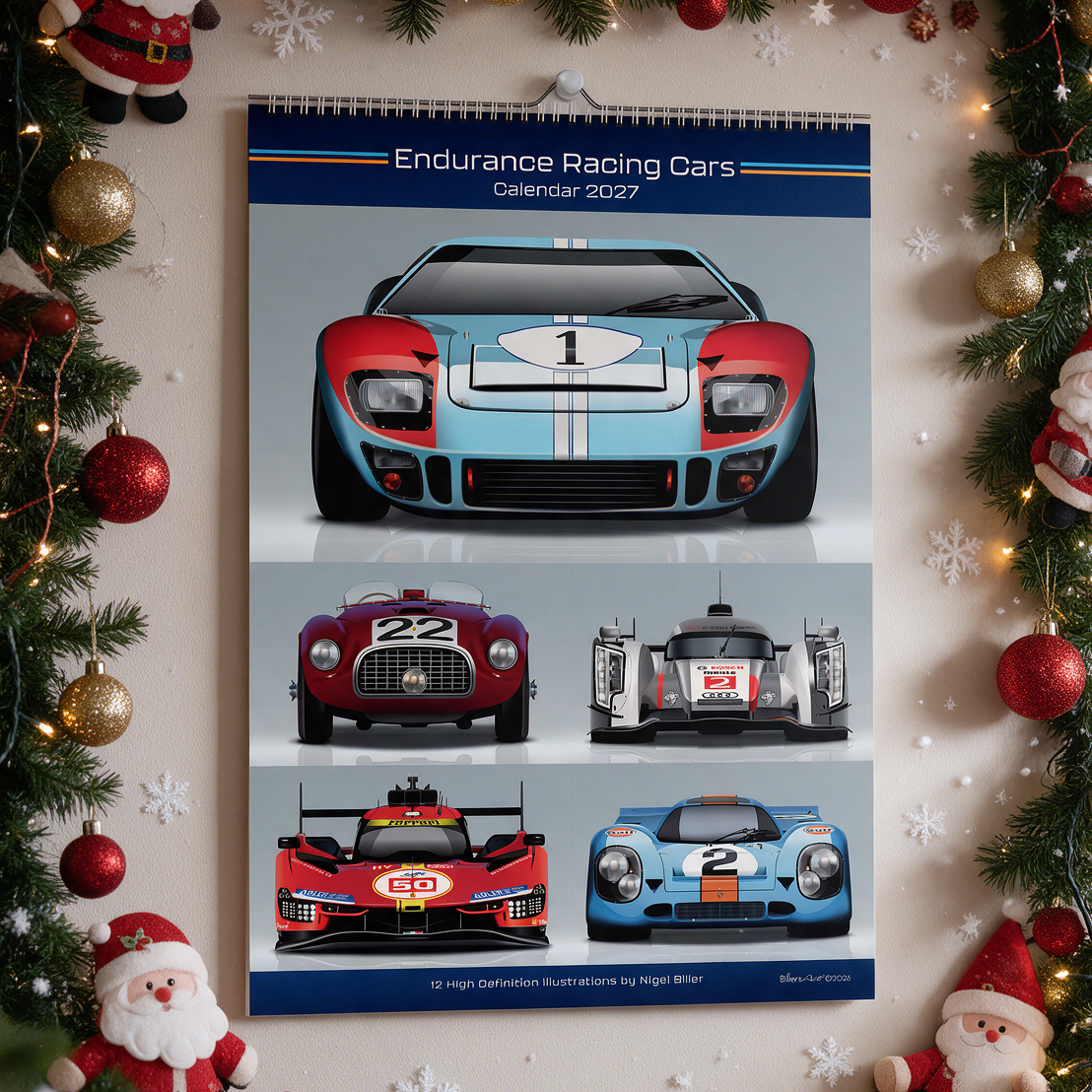 2027 Endurance Christmas Racing Calendar Studio EU