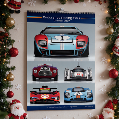 2027 Endurance Christmas Racing Calendar Studio EU