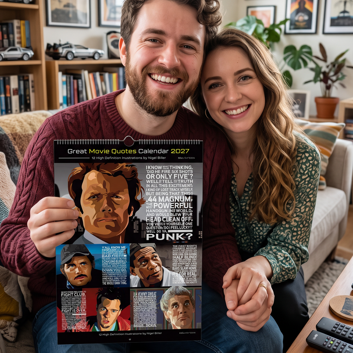 2027 Iconic Christmas Movie Film Quote calendars