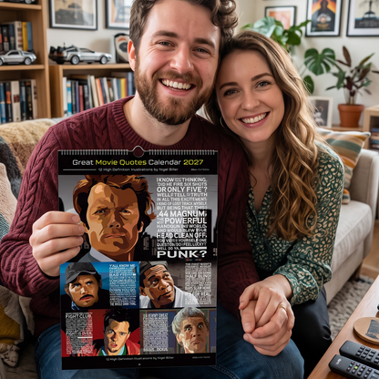 2027 Iconic Christmas Movie Film Quote calendars