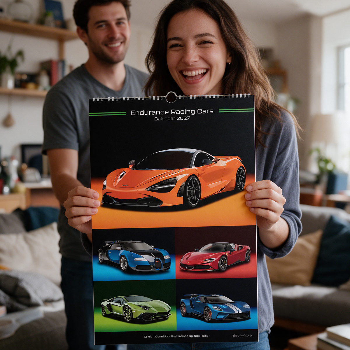 2027 Supercar Hi-Definition Calendar EU