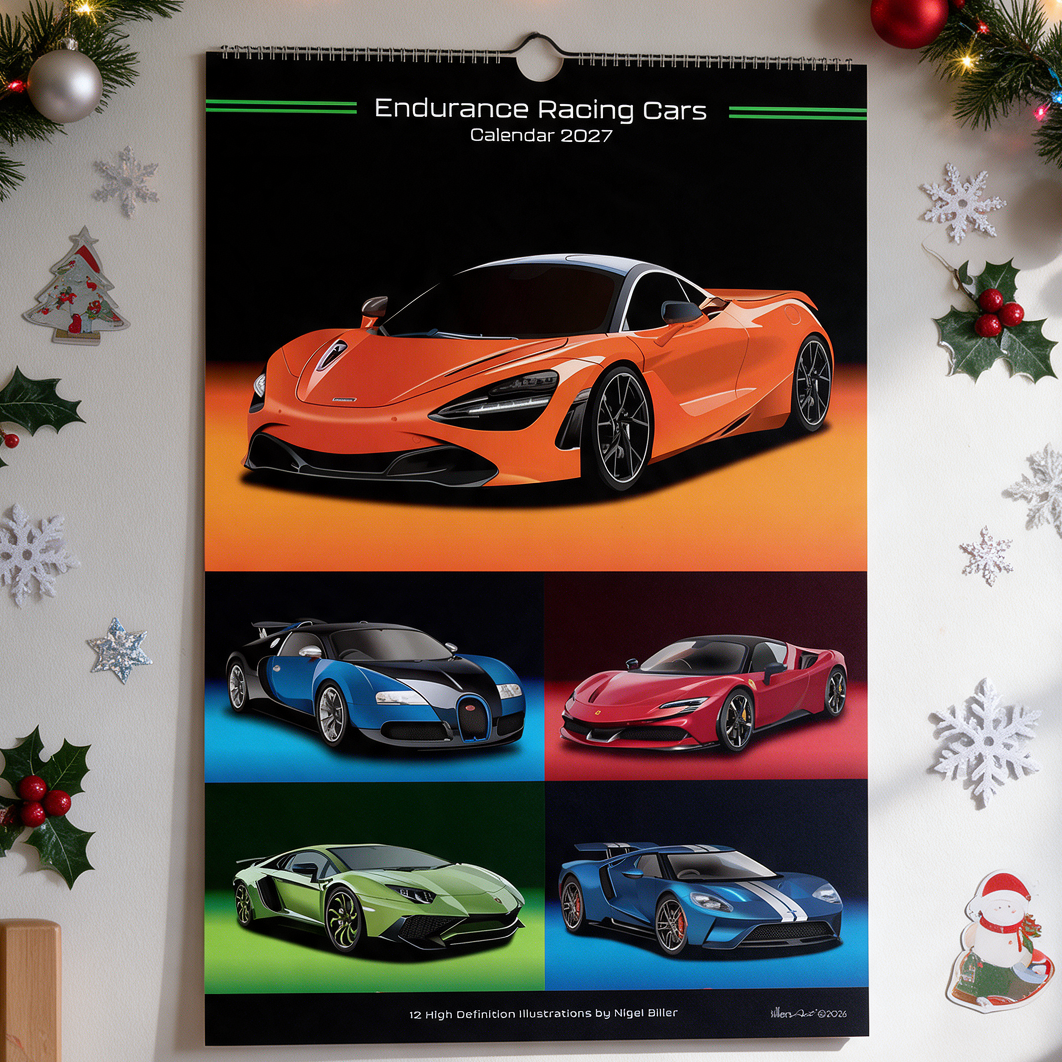 2027 Supercar Hi-Definition Christmas Calendar EU