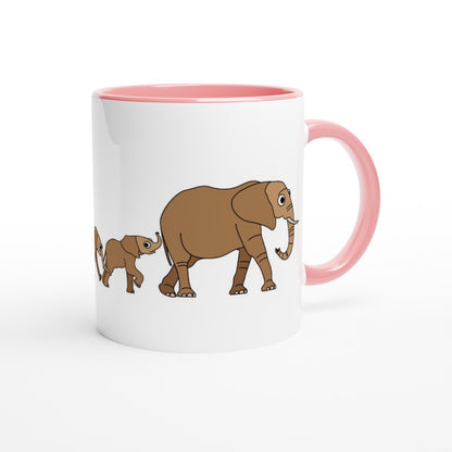 Elephants on their way Mug - Biller's Art