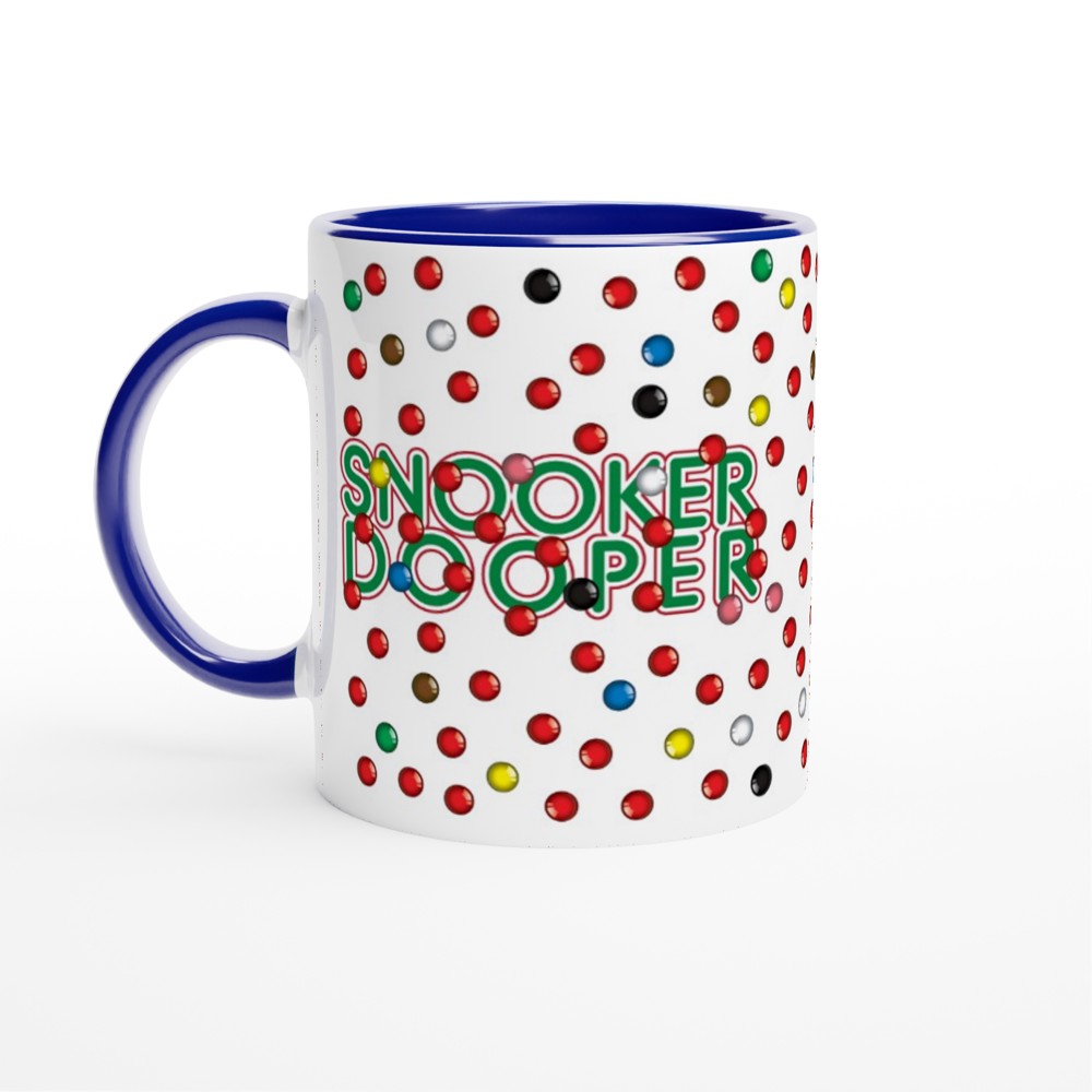 Snooker Dooper Mug - fun Mug - Balls Everywhere