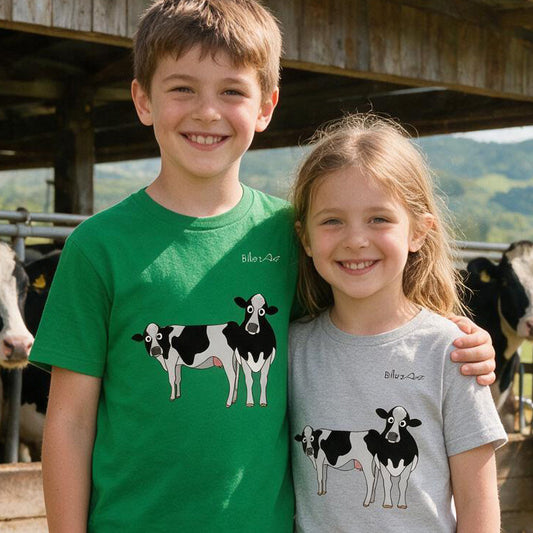 Children's Happy Cows T-Shirt from the Farm Yard Collection