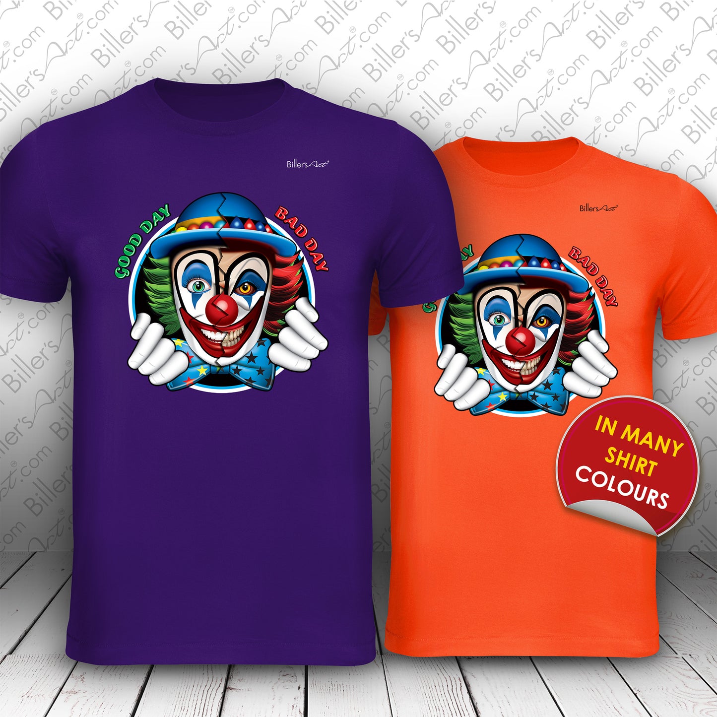 Good Day, Bad Day Clown T-Shirt