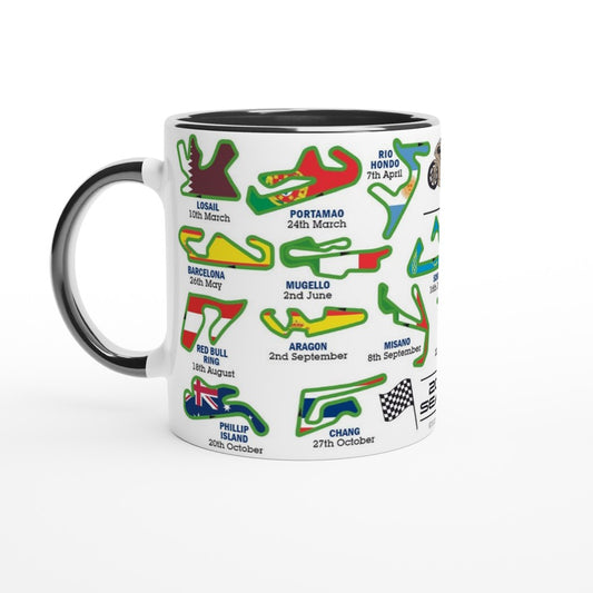 MotoGP 2024 Fixtures & Flags Mugs - 2024 Season Fixture Mugs - All MotoGP Races