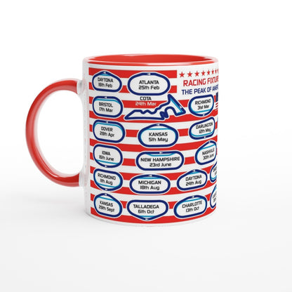 Nascar 2024 Calendar Mugs - All Race Dates and Track Layouts