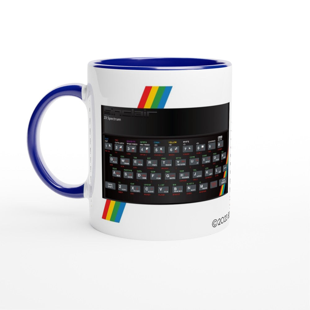 Retro Iconic ZX Spectrum 48k Computer Mug beautifully drawn retro print 60s 70s 80s memorabilia