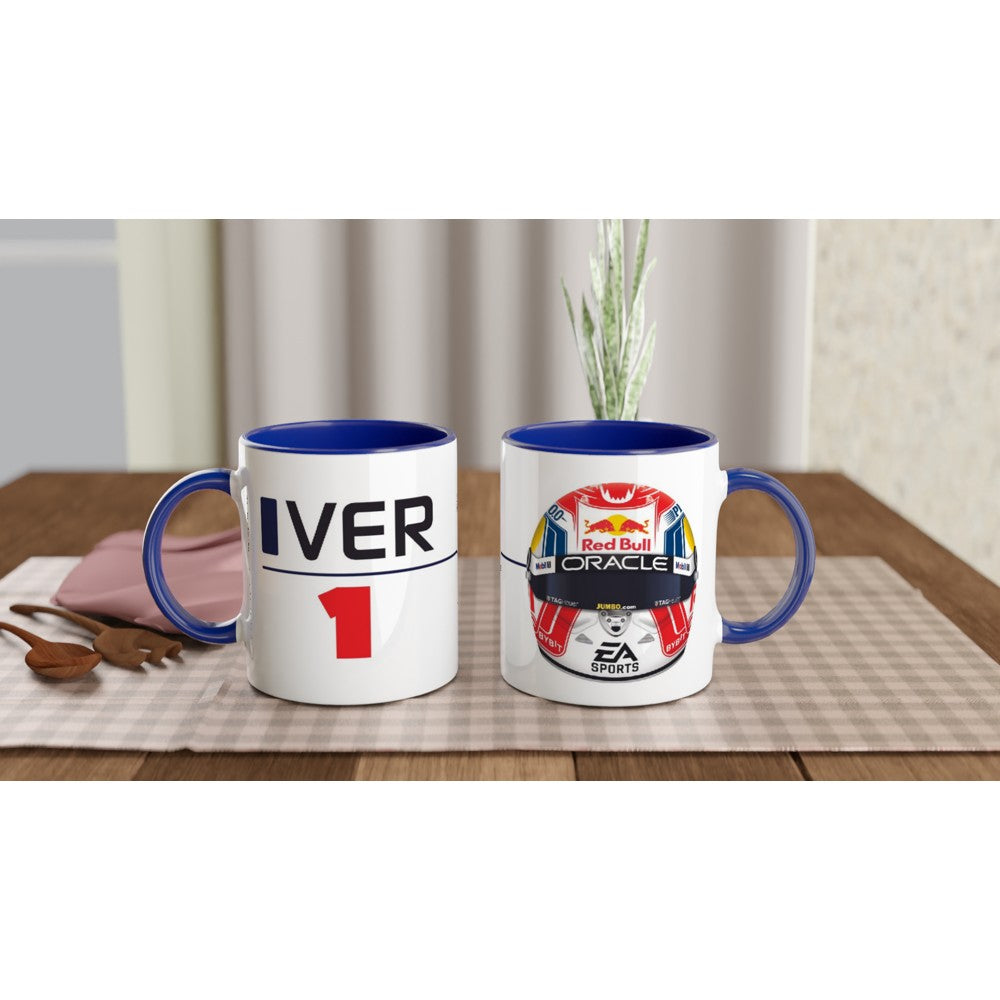 Max Verstappen Formula 1 2023 Helmet Mug - Formula 1 gift mug