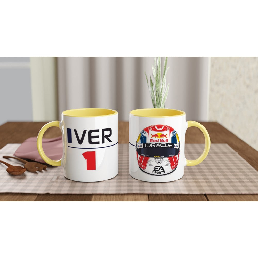 Max Verstappen Formula 1 2023 Helmet Mug - Formula 1 gift mug