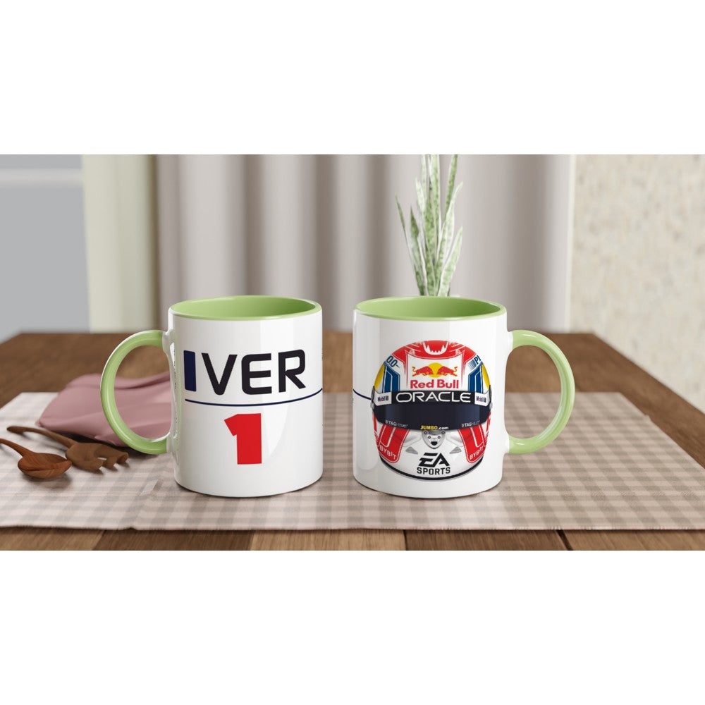 Max Verstappen Formula 1 2023 Helmet Mug - Formula 1 gift mug