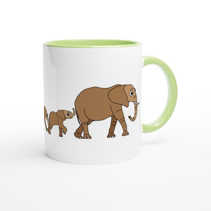 Elephants on their way Mug - Biller's Art