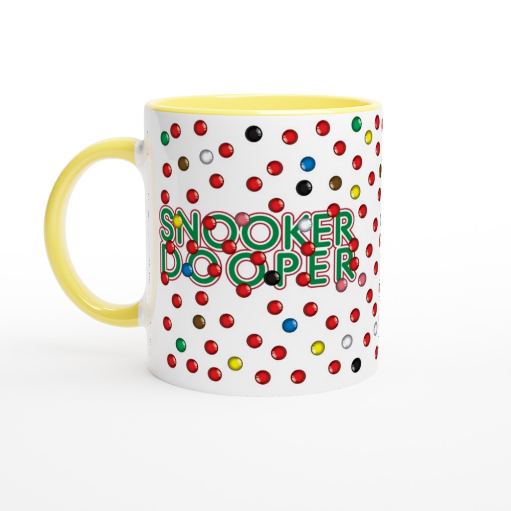 Snooker Dooper Mug - fun Mug - Balls Everywhere