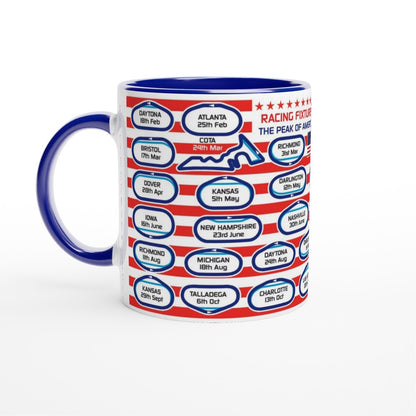 Nascar 2024 Calendar Mugs - All Race Dates and Track Layouts