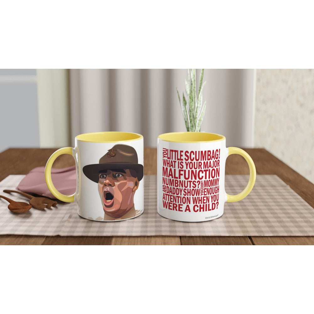 Full Metal Jacket Movie Mug - Gunnery Sergeant Hartman Quote Mug