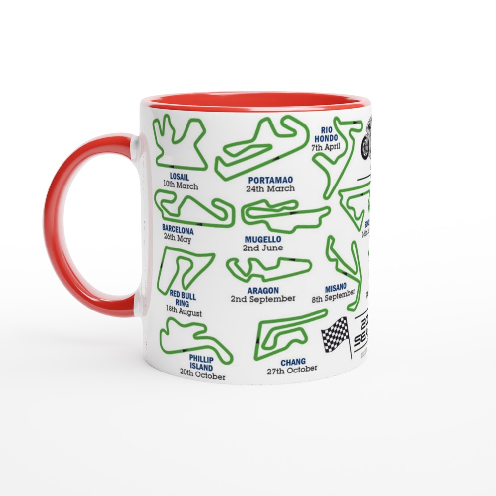 MotoGP 2024 Fixtures Mugs - 2024 Season Fixture Mugs - All MotoGP Races