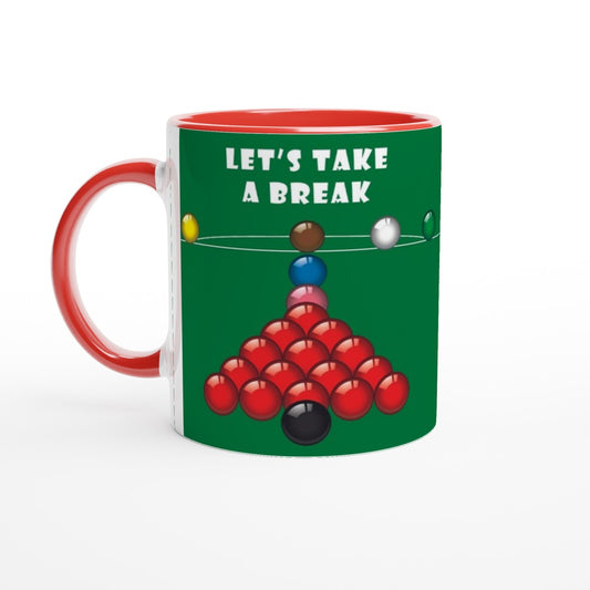 Let's Take a Break Snooker Mug