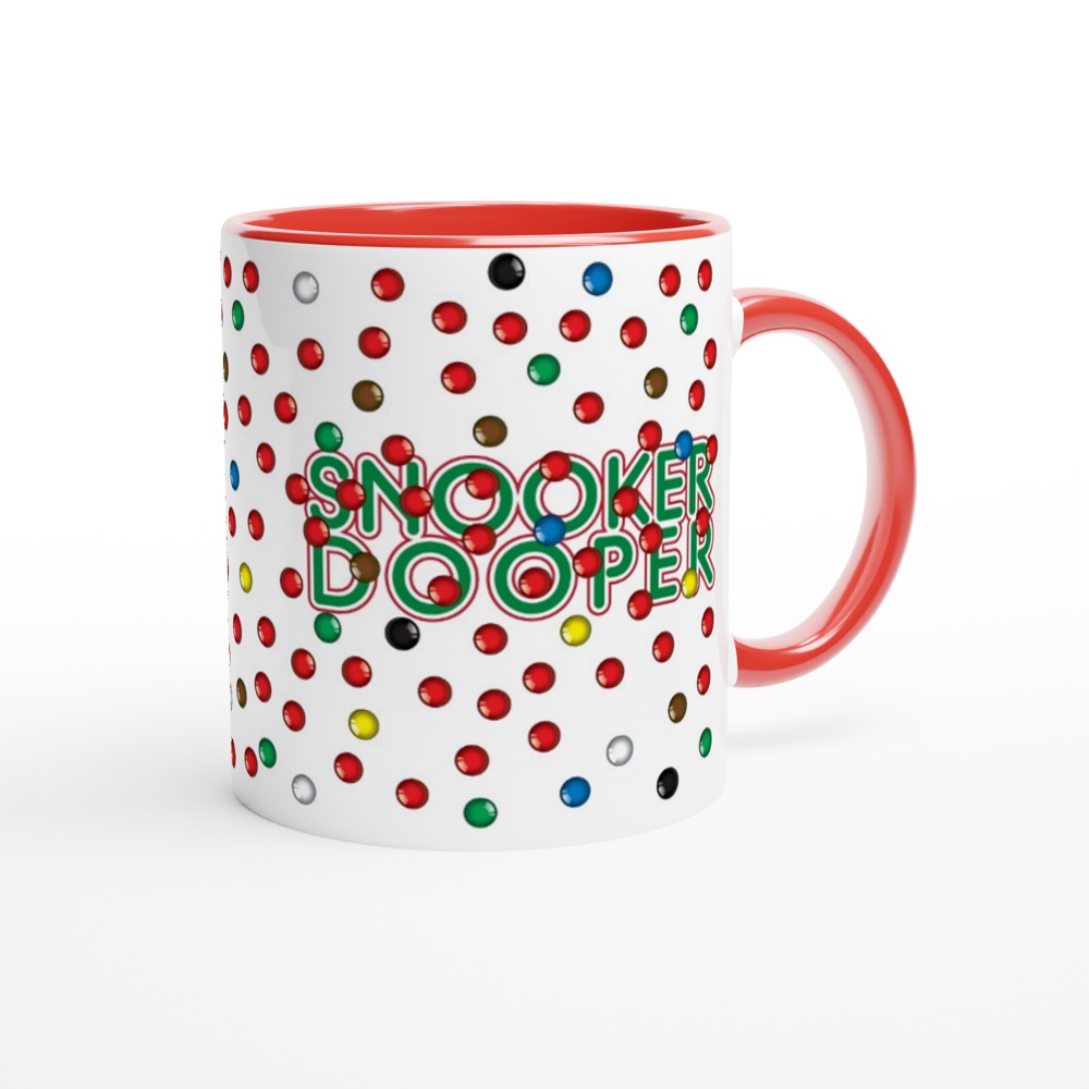 Snooker Dooper Mug - fun Mug - Balls Everywhere