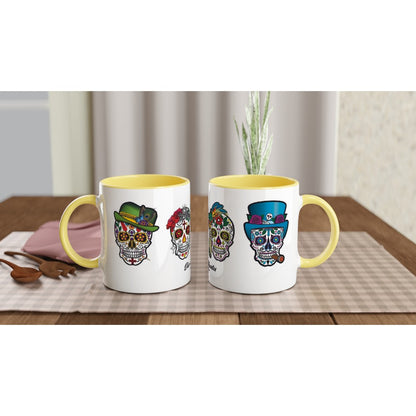 Day of the Dead Mug - Dia de los Muertos - Biller's Art