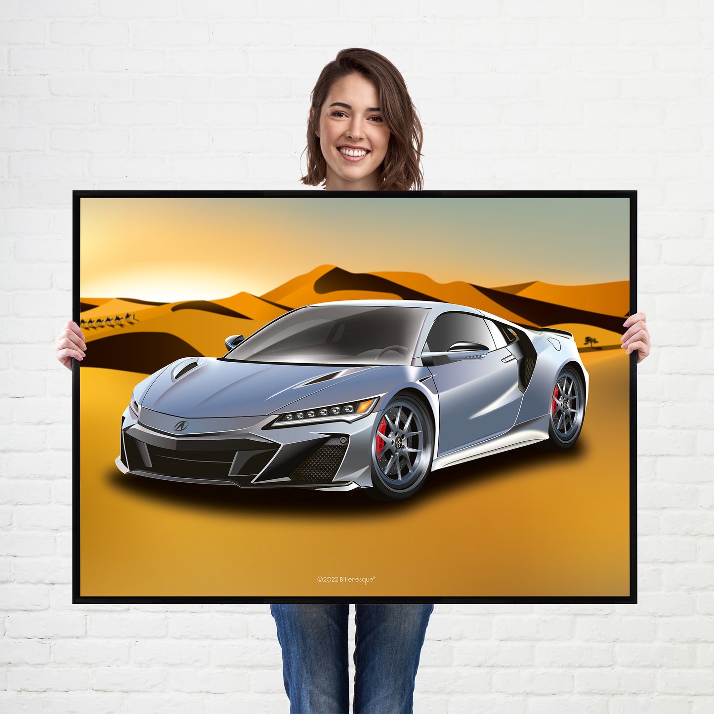 Supercar Acura NSX Honda Print - fast sports cars Poster