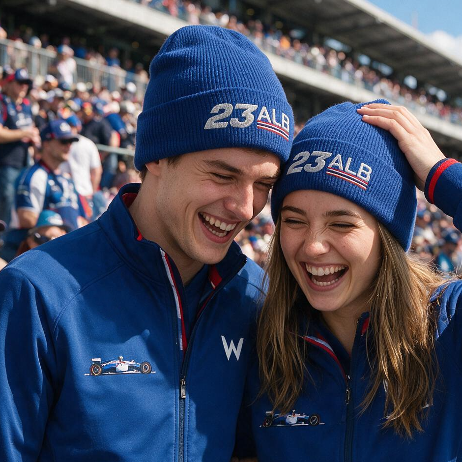 Alexander Albon Embroidered F1 Beanie