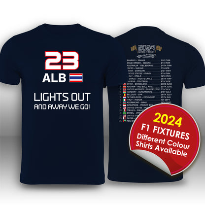 Alexander Albon Calendar T-Shirt