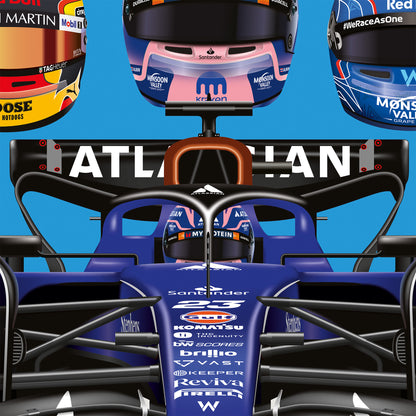 Alexander Albon 2026 Formula 1 Celebration Print