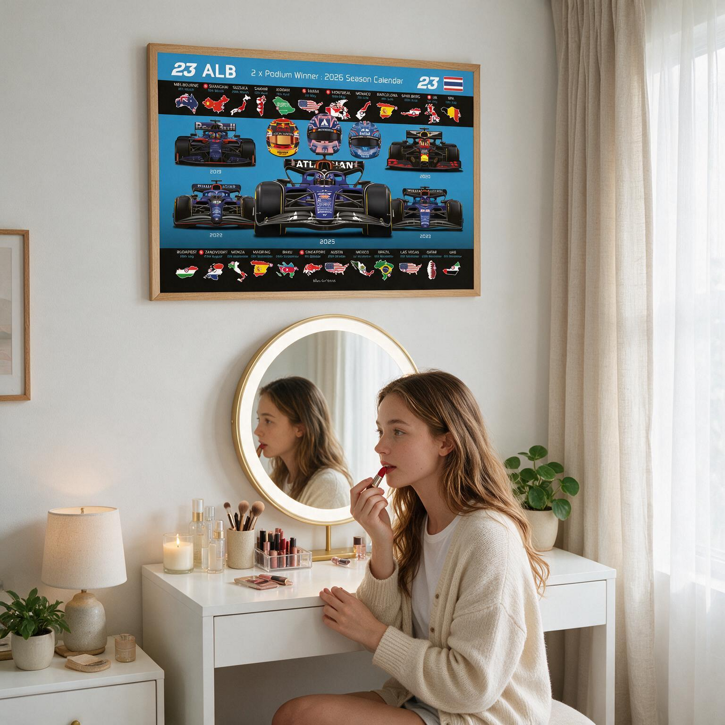 Alexander Albon 2026 Formula 1 Celebration Print