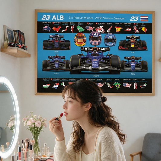 Alexander Albon 2026 Formula 1 Celebration Print