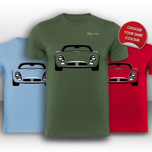 Alfa Romeo 33 Stradale Front View High Quality T-Shirt