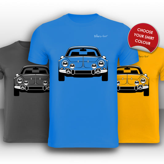 Alpine Rally 1971 Front View High Quality T-Shirt