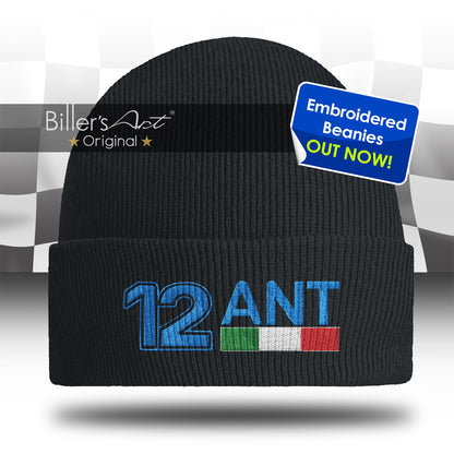 Andrea Kimi Antonelli Embroidered F1 Beanie
