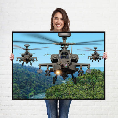 Apache Gunship Poster