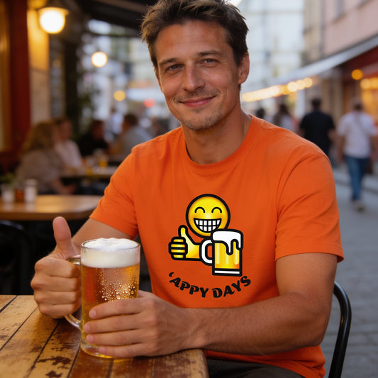 Fun 'Appy Days' Emoji t-shirt