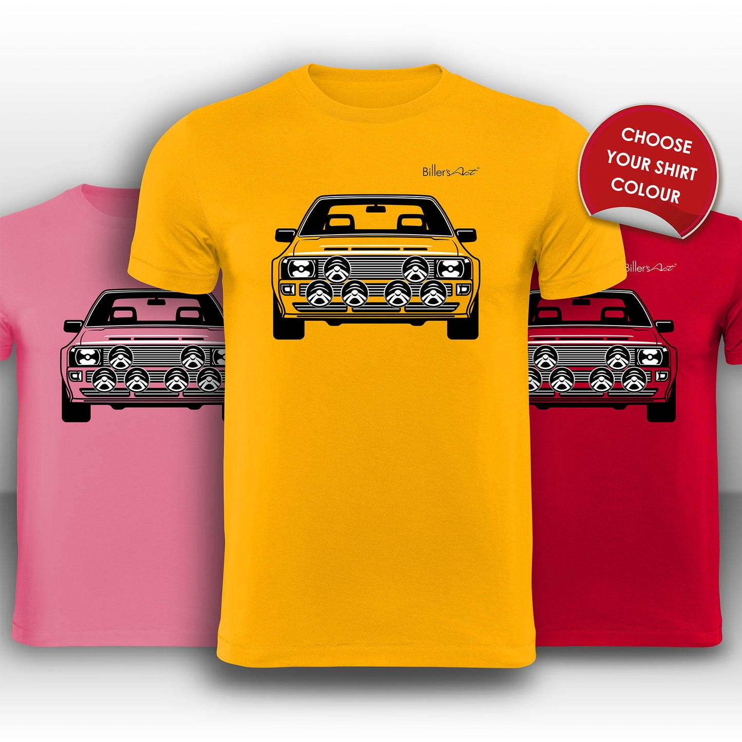 Audi Quattro Front View Super Cool T-Shirt