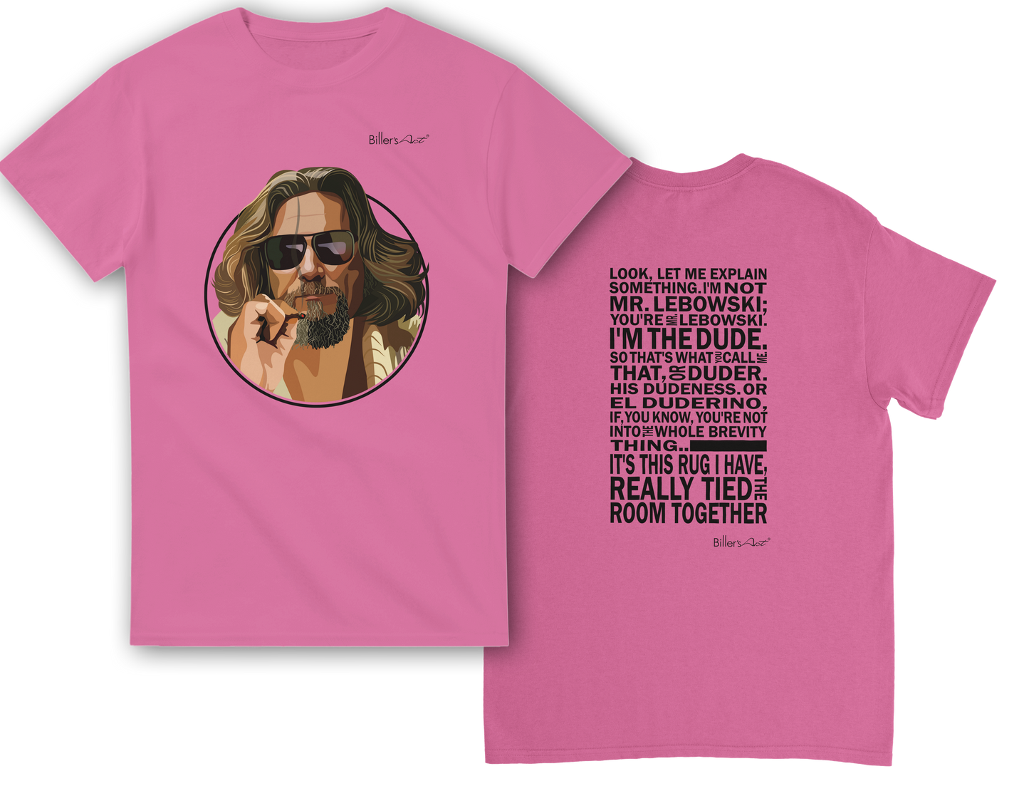 The Big Lebowski Movie T Shirt - Dude Quote - T Shirt Film