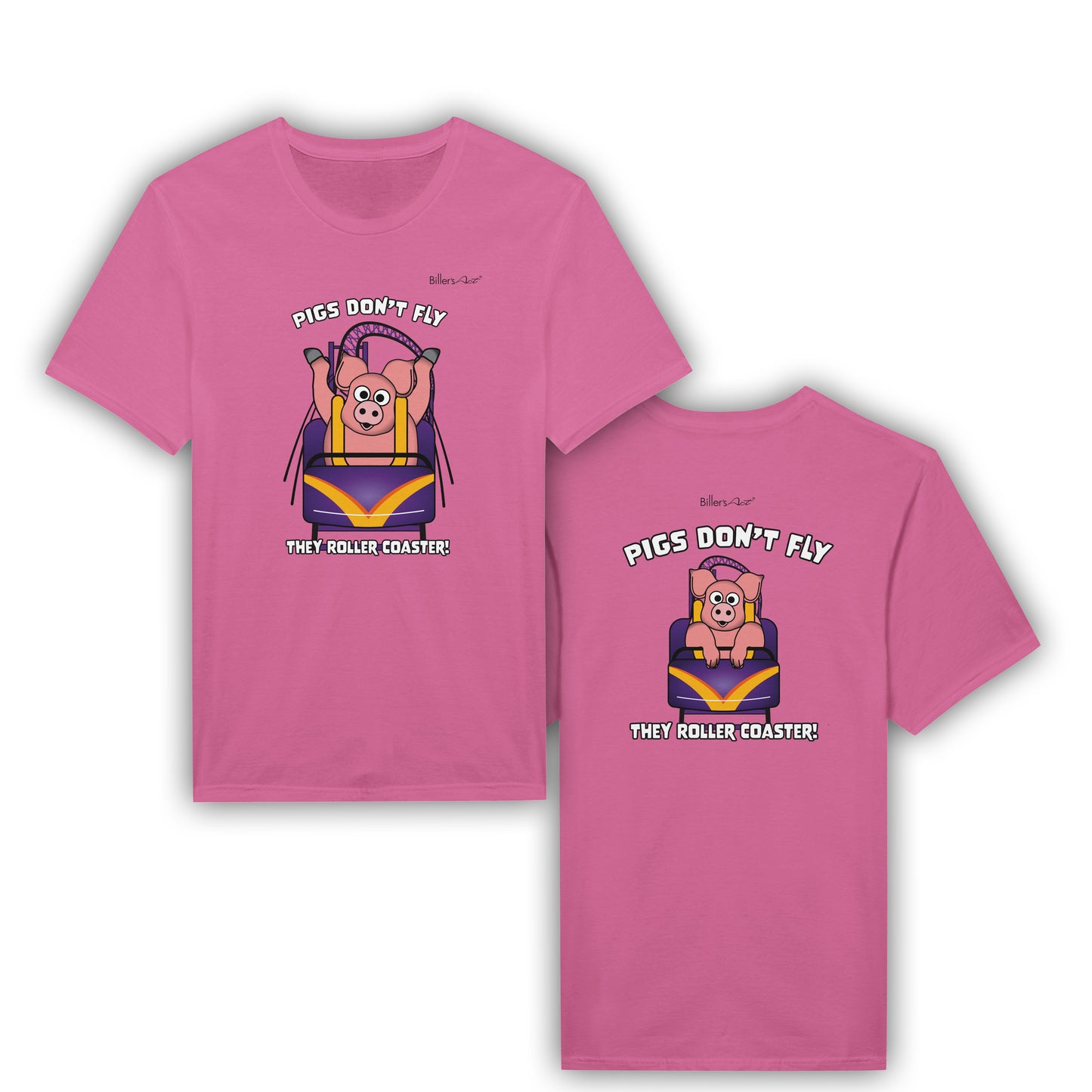 Pigs Don't Fly - Rollercoaster Womens' Slim Fit T-Shirt
