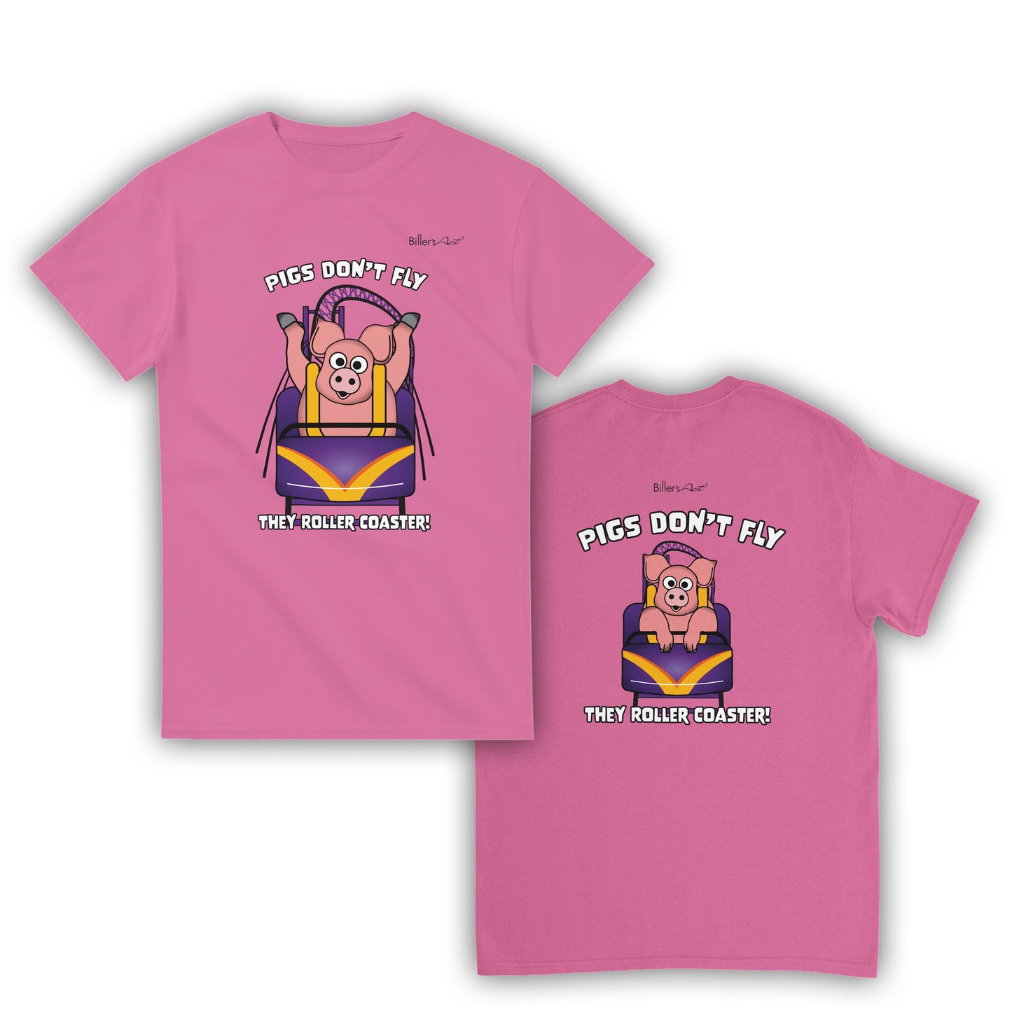 Pigs Don't Fly - Rollercoaster T-Shirt