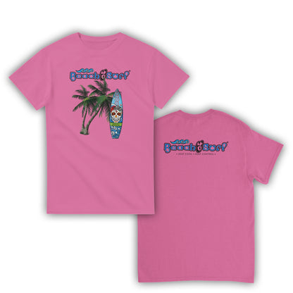 Day of the Dead Surf Board T-Shirt - BEACH & SURF Leisure Wear