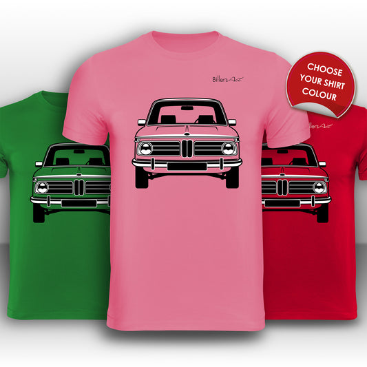 BMW 2002 1968 Front View High Quality T-Shirt